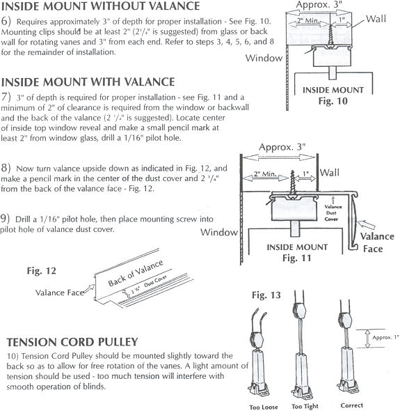 Levelor Blinds Installaion