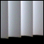 Economy Vertical Blind by Prestige with 3 1/2" Smooth Vinyl Louvers