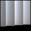 Economy Vertical Blind by Prestige with 3 1/2" Grooved Vinyl Louvers