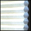 Graber Crystal Pleat Cellular Shades with Veranda 3/8" Single Cell Fabric