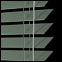 *Comfortex Wood Chimes Wood Alloy Blinds Wood Tones