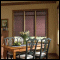 Comfortex Serenade Roller Shade with Torino Marble Room Darkening Fabric