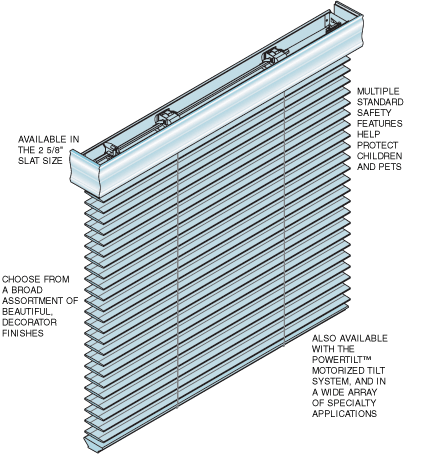 hunter douglas, country woods, reflections