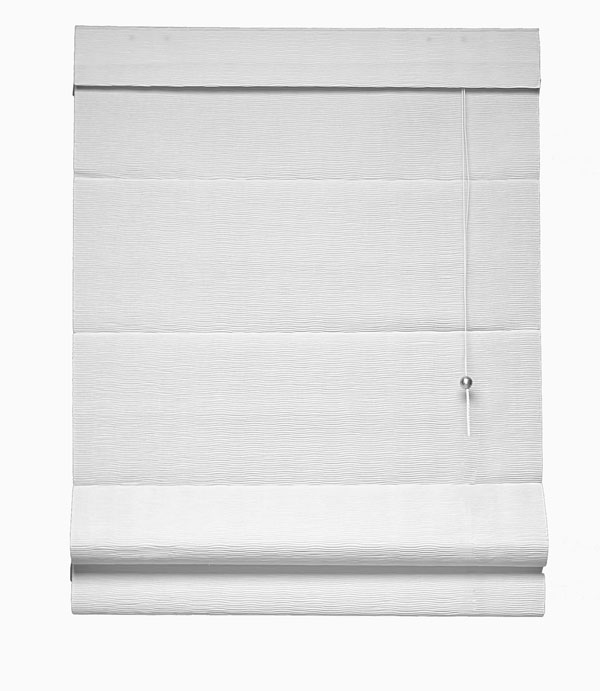 Graber Fresco Classic Flat Roman Shades with Sedona Fabric (Formal Design Style)