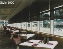 (f) Budget Custom Roller Shade with Phifer SheerWeave Sun Control Solar Fabric Style 2410 - 3% Open
