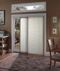 Comfortex Ovation Cellular Slider with Symphony Blackout Room Darkening Double Cell Honeycomb Fabric (the Insulator)