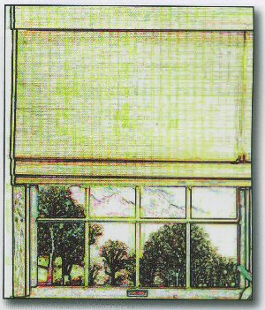 Sea Breeze Natural Custom Woven Wood Shade A Level Fabric