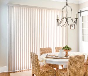 Vitale Vertical Blind with Smooth 3 1/2 Inch Vinyl Vanes